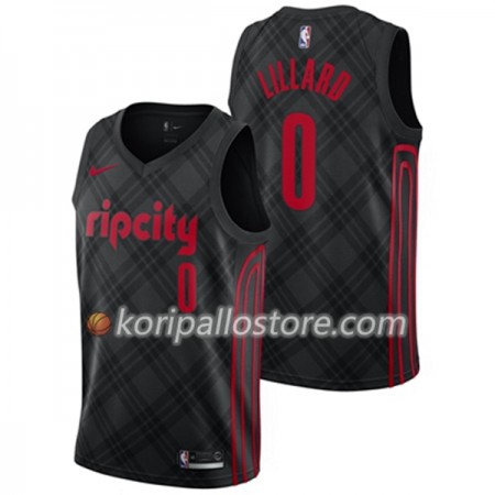 Portland Trail Blazers Damien Lillard 0 Nike City Edition Miesten Pelipaidat Swingman 
